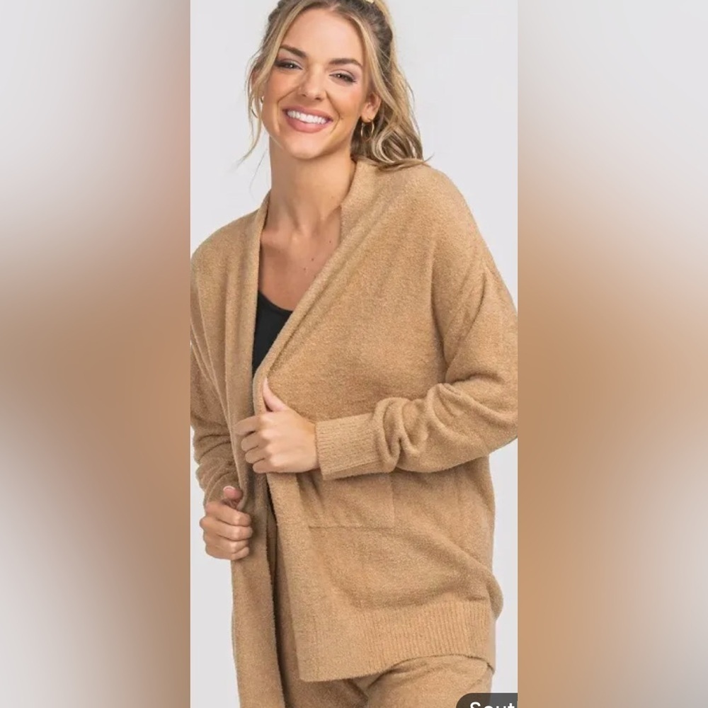 Southern Shirt Women's Dreamluxe Short Plush Cardigan Size Large